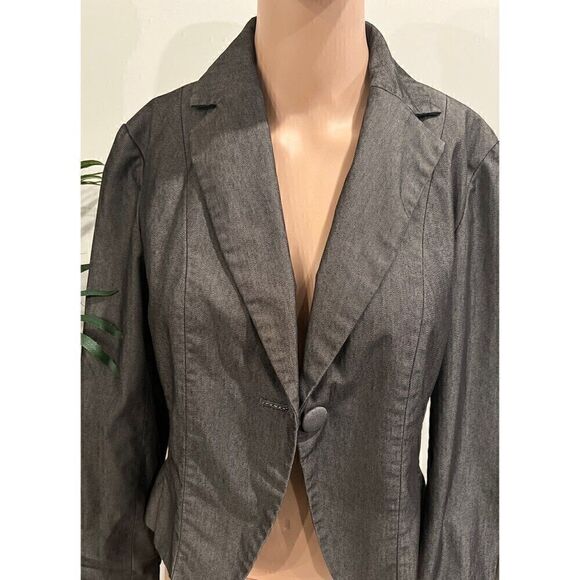 Barn Women Dress suit Blazer jacket in grey size 4 - Picture 1 of 7